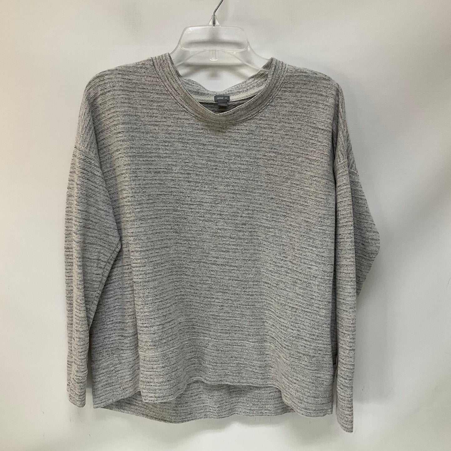 Top Long Sleeve Basic By Aerie In Grey, Size: S