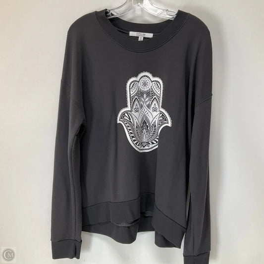 Top Long Sleeve By Anthropologie In Grey, Size: Xl