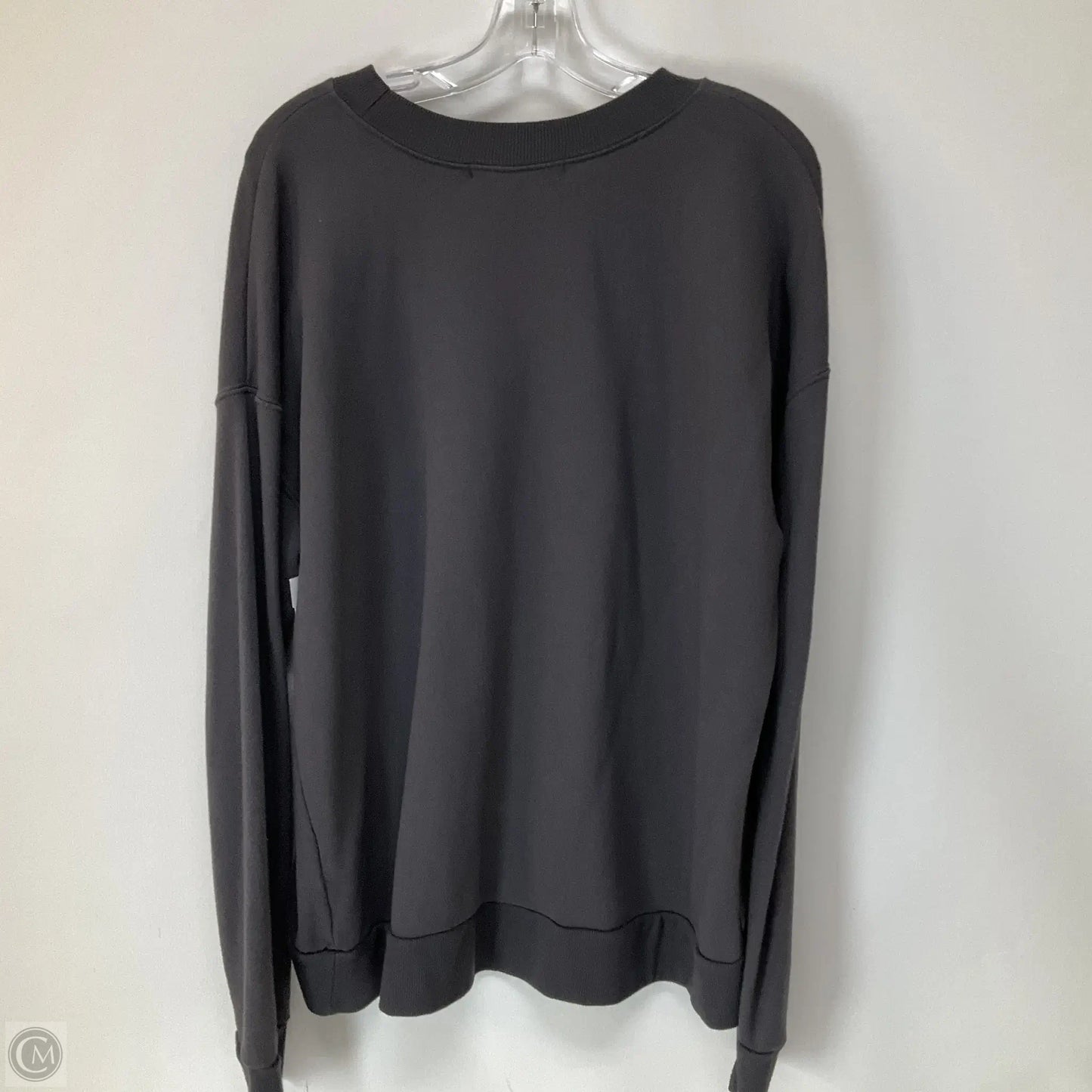 Top Long Sleeve By Anthropologie In Grey, Size: Xl