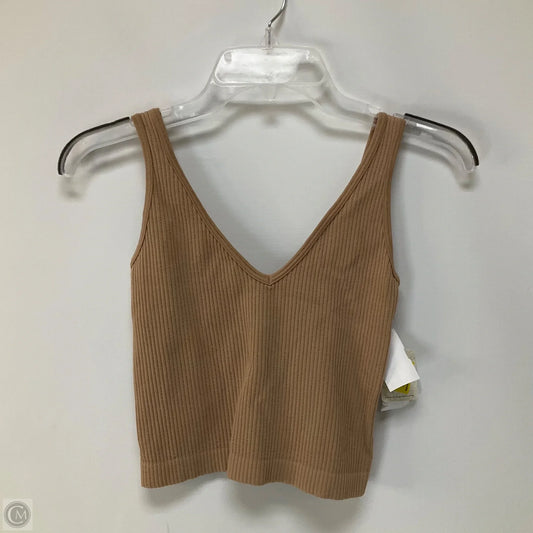 Top Sleeveless By Free People In Tan, Size: M