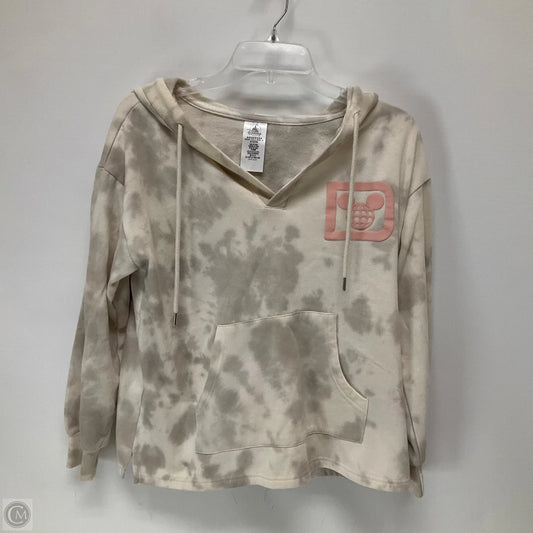 Sweatshirt Hoodie By Disney Store In Tan, Size: M