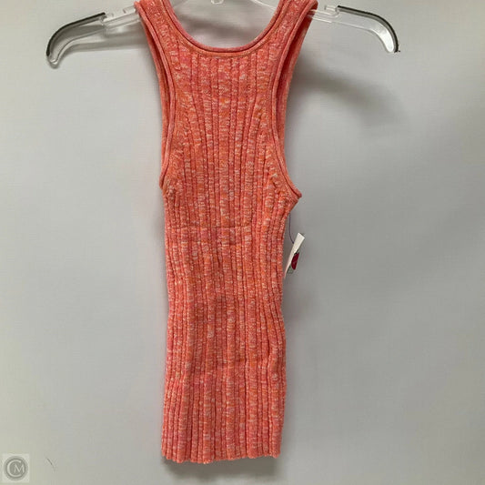 Top Sleeveless By Anthropologie In Orange, Size: Xs