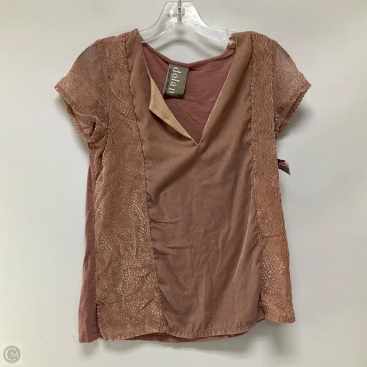 Top Short Sleeve By Dolan Left Coast In Pink, Size: Xs