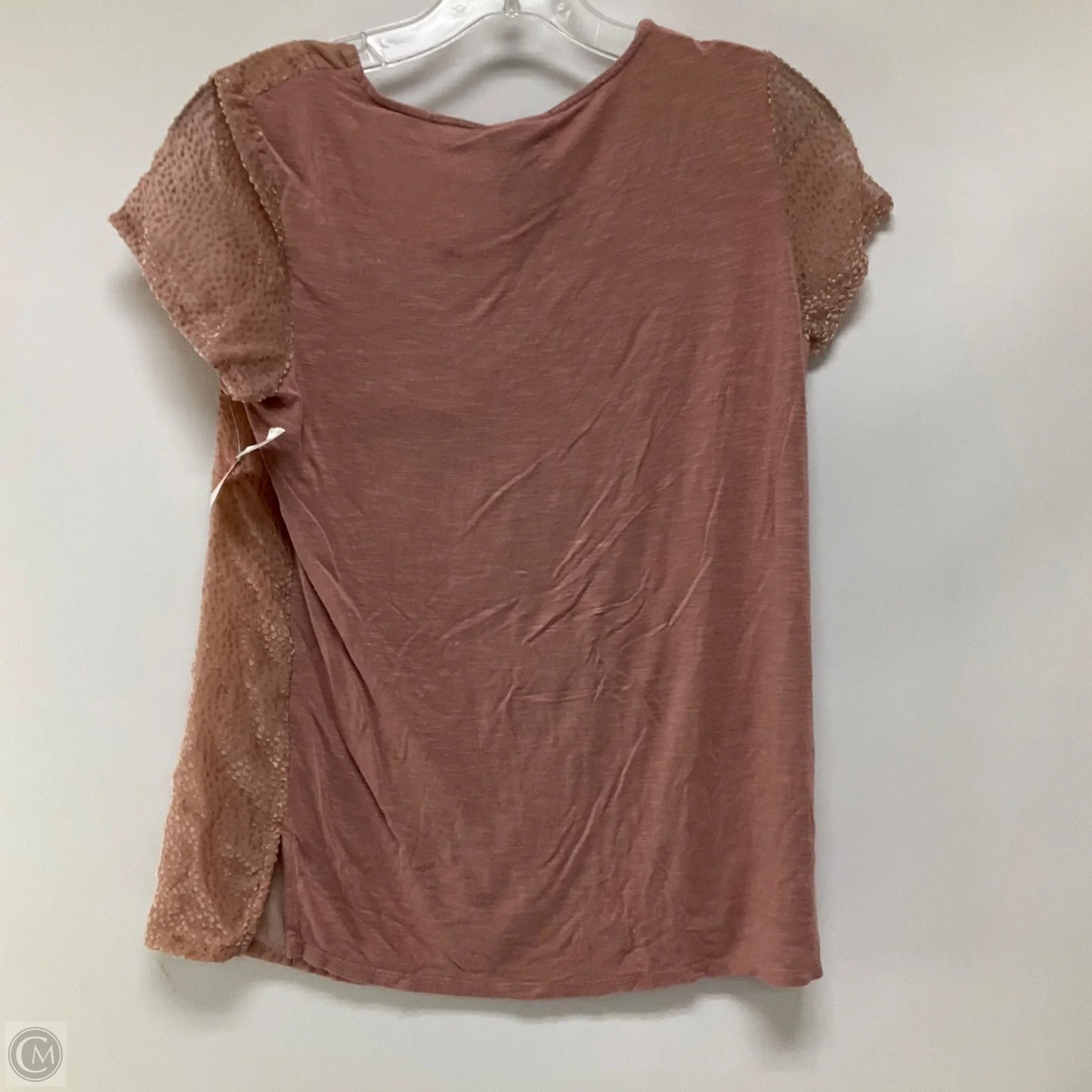 Top Short Sleeve By Dolan Left Coast In Pink, Size: Xs