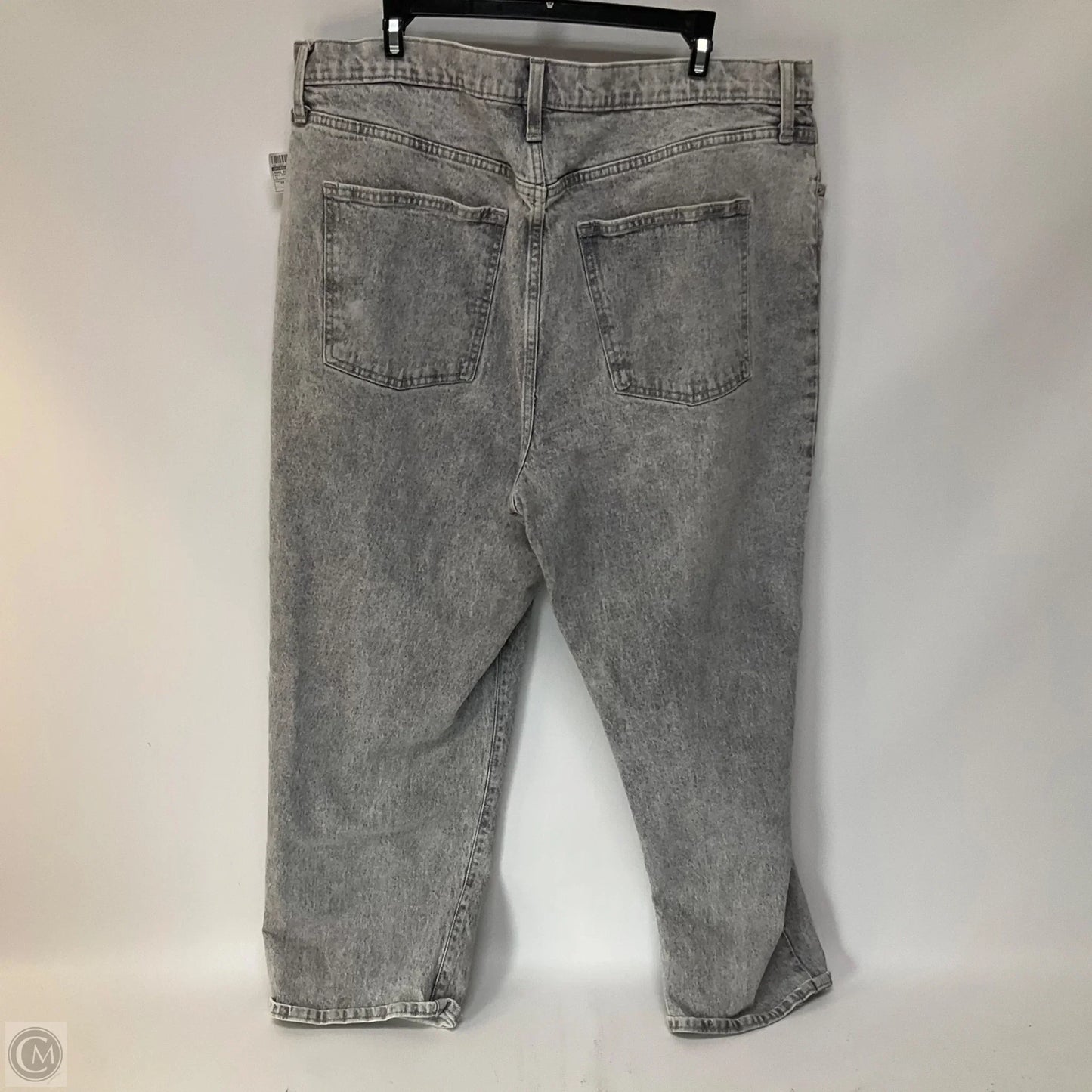 Jeans Boyfriend By Universal Thread In Grey Denim, Size: 18