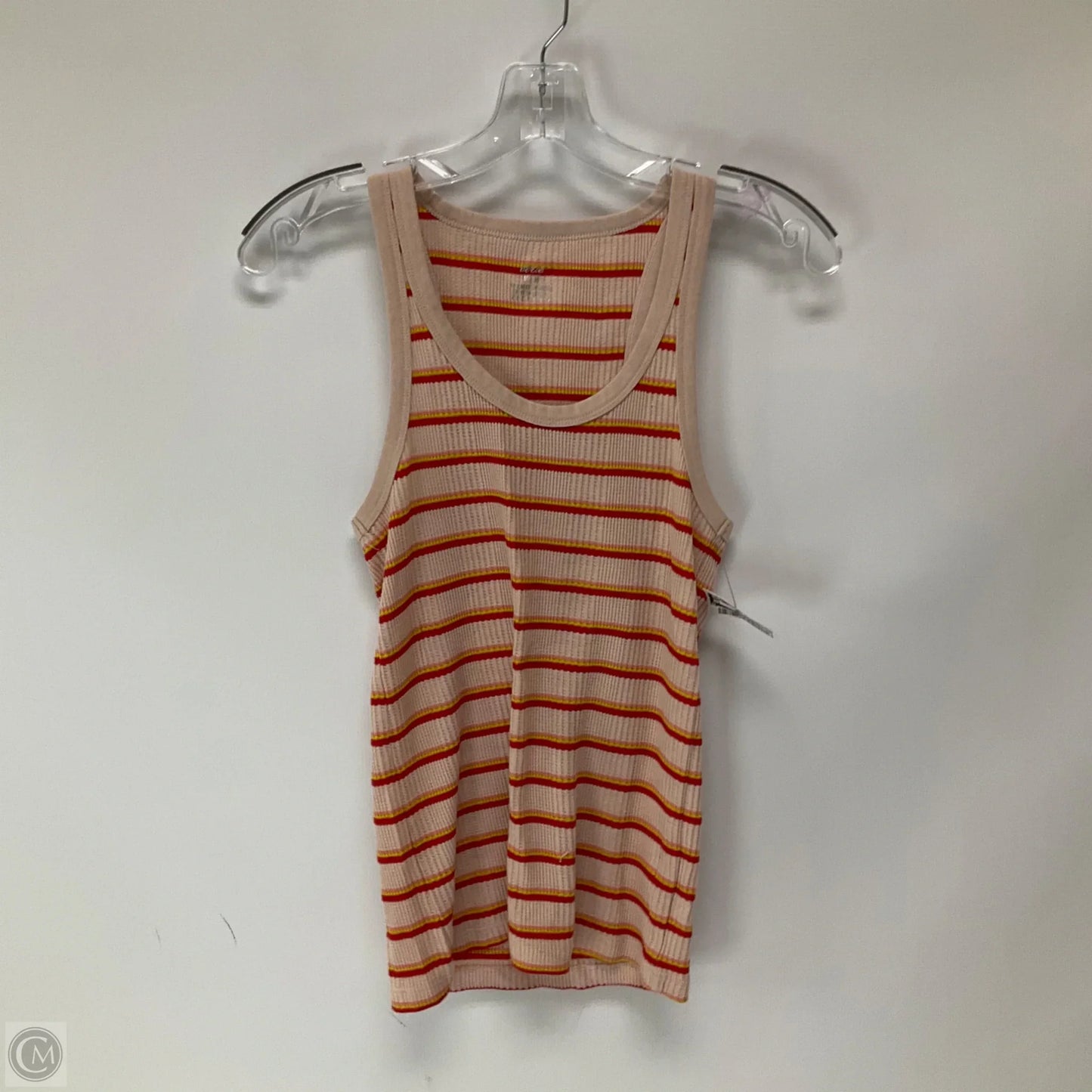 Top Sleeveless By Aerie In Striped Pattern, Size: M