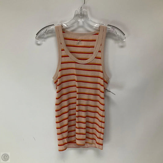Top Sleeveless By Aerie In Striped Pattern, Size: M