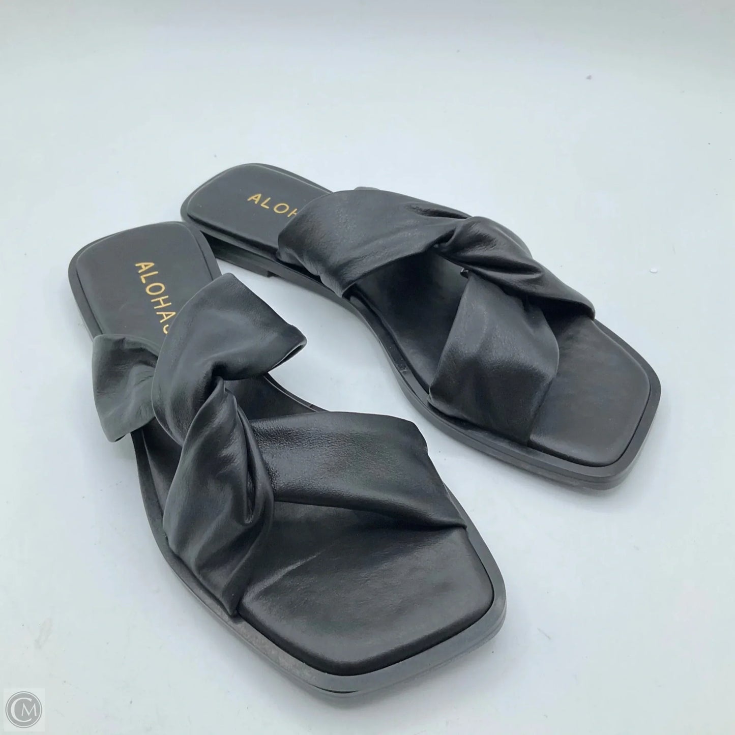 Sandals Flats By Cma In Black, Size: 5