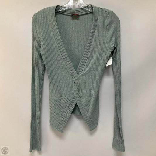 Top Long Sleeve By Cma In Green, Size: L