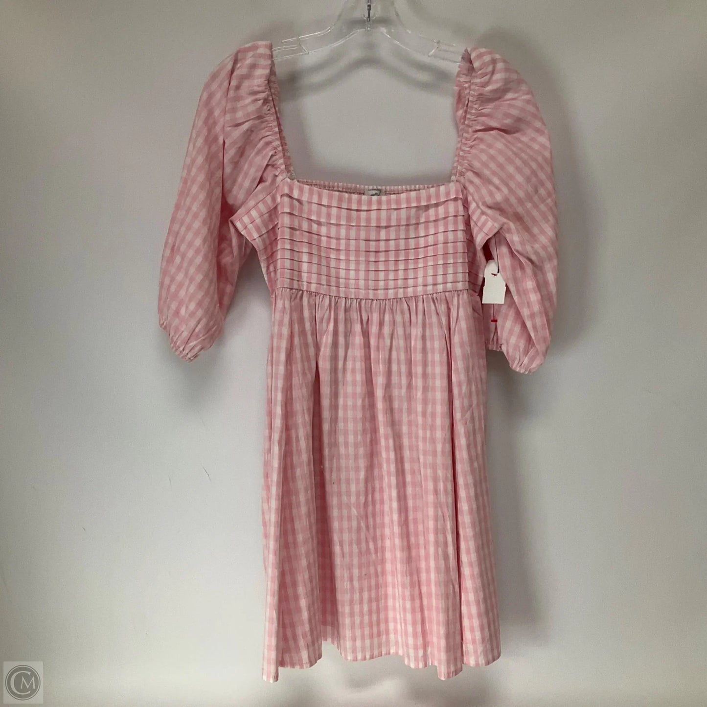 Dress Casual Midi By Blue Rain In Checkered Pattern, Size: M