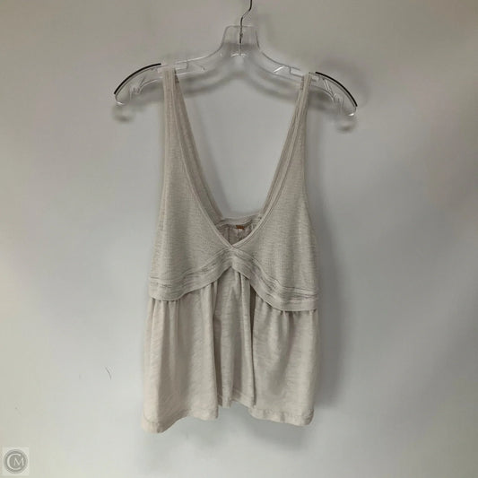 Top Sleeveless By Free People In Cream, Size: L