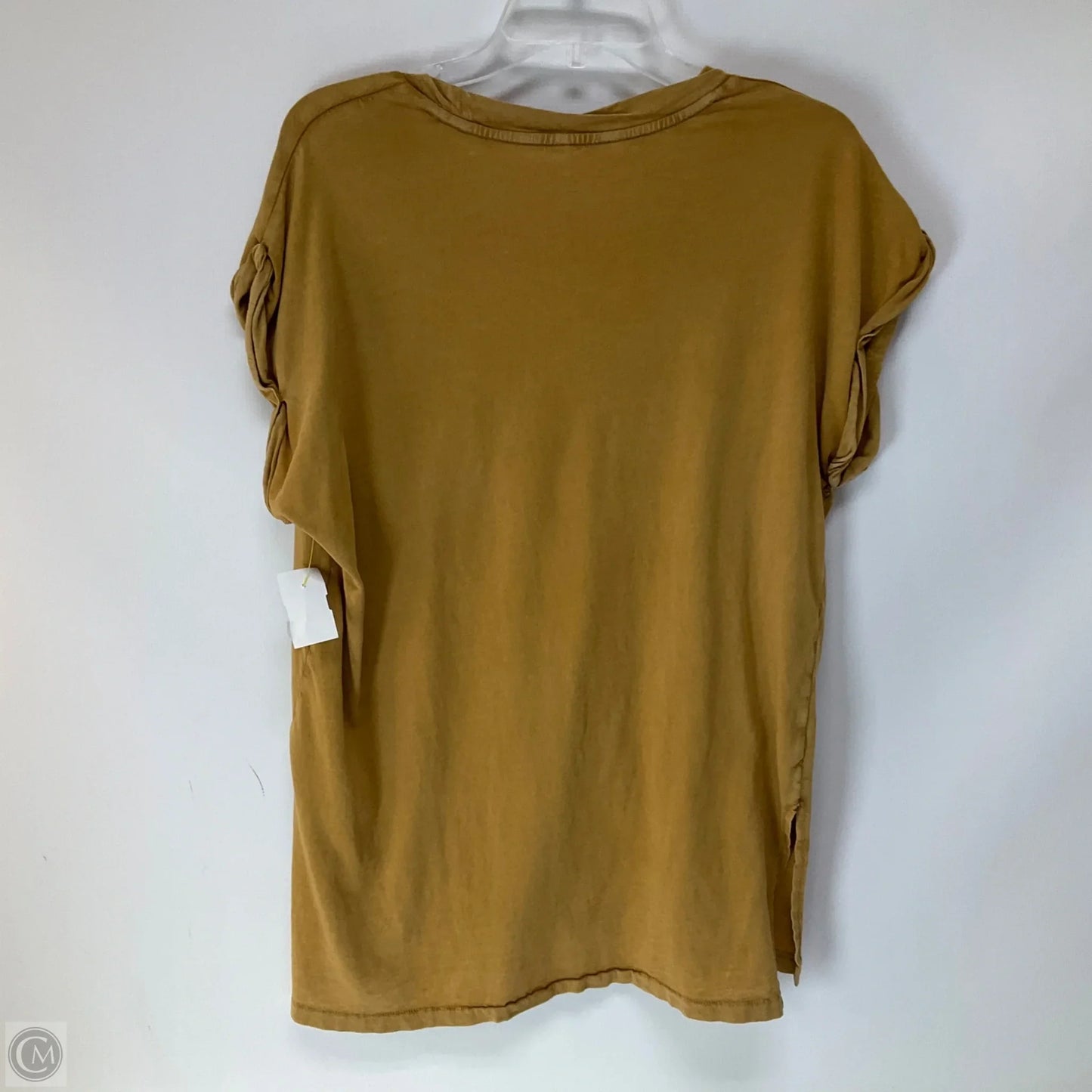 Top Short Sleeve Basic By Aerie In Yellow, Size: M