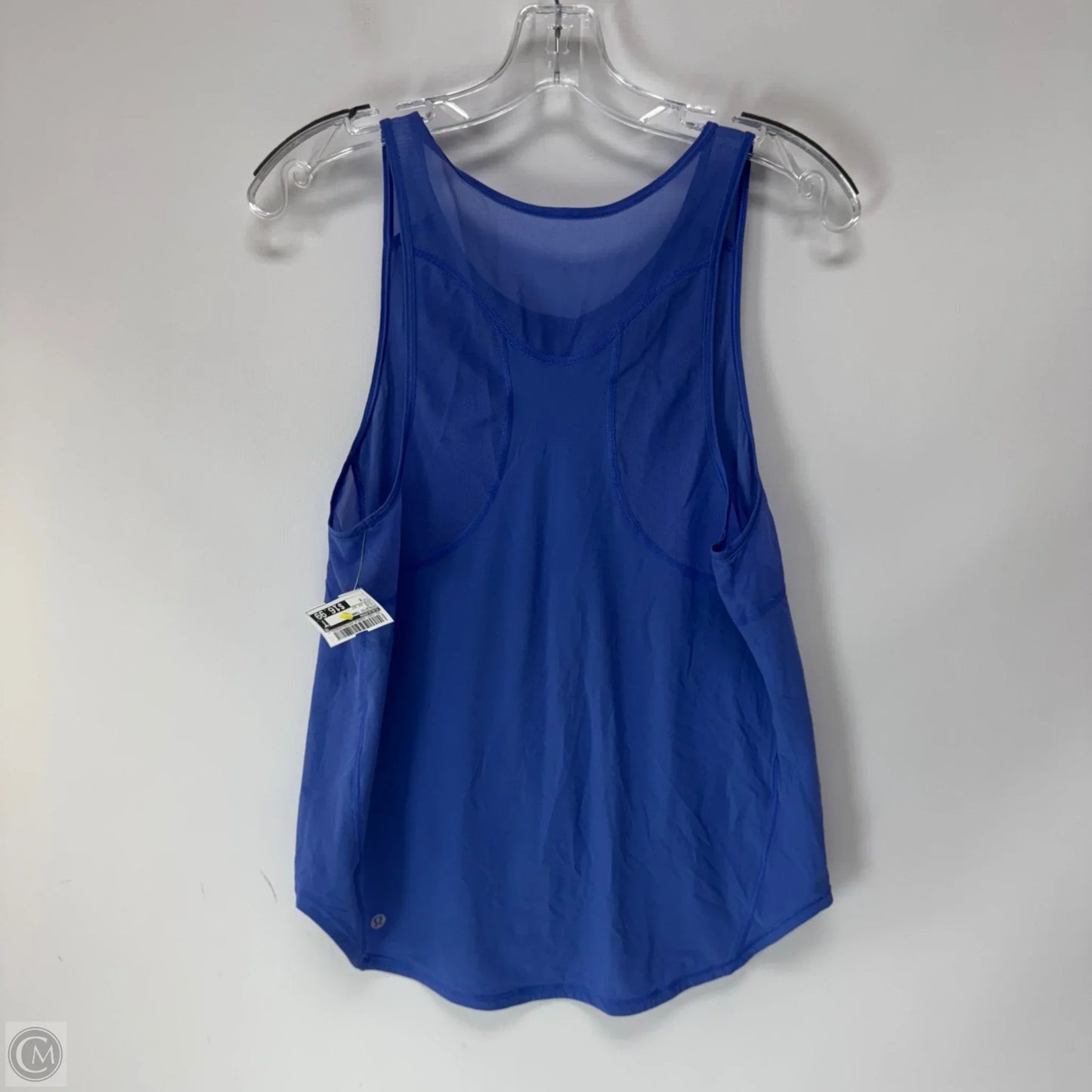 Athletic Tank Top By Lululemon In Blue, Size: 6