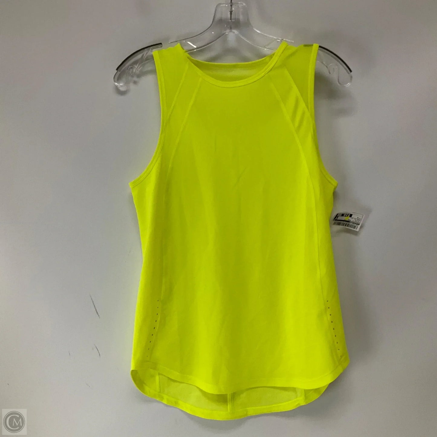Athletic Tank Top By Lululemon In Yellow, Size: 6