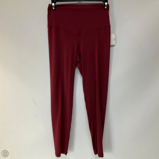 Athletic Leggings Capris By Aerie In Red, Size: M
