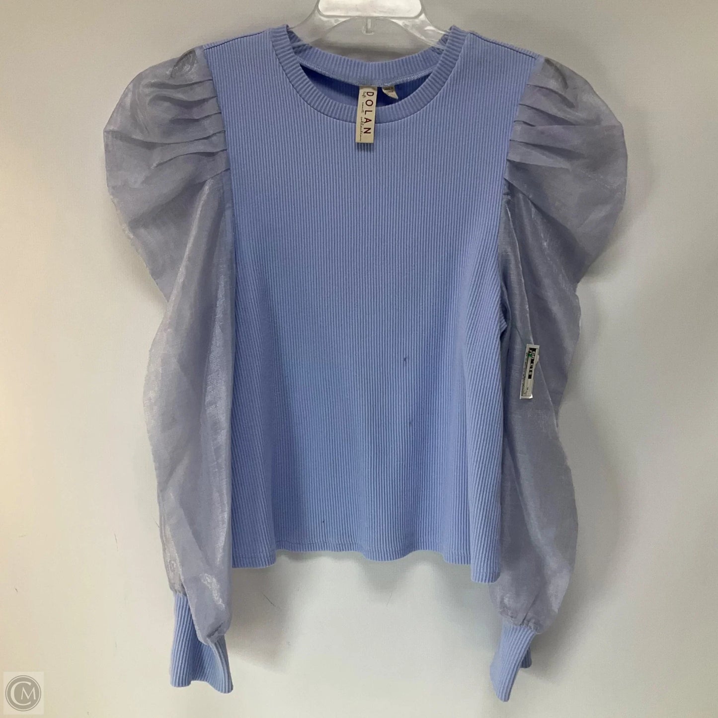 Top Long Sleeve By Dolan Left Coast In Blue, Size: Xl