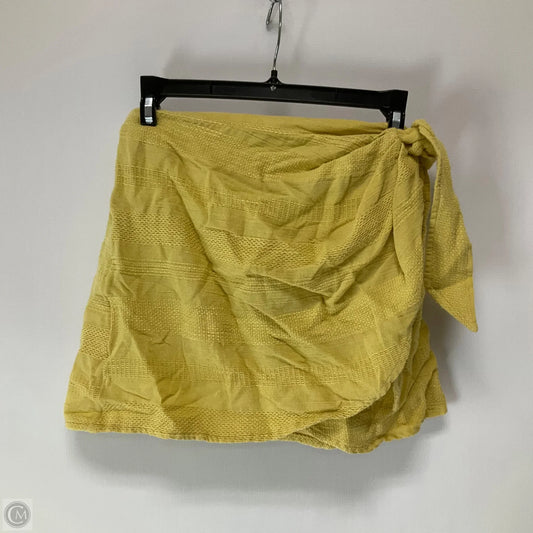 Skirt Mini & Short By Free People In Yellow, Size: S