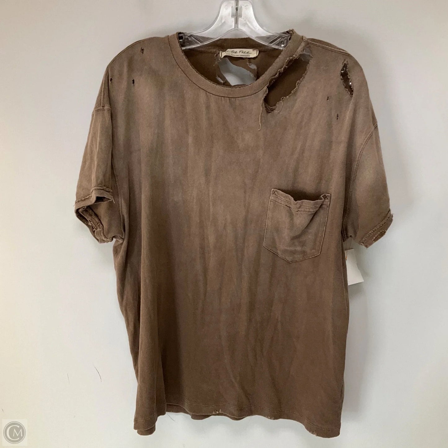 Top Short Sleeve By We The Free In Brown, Size: S