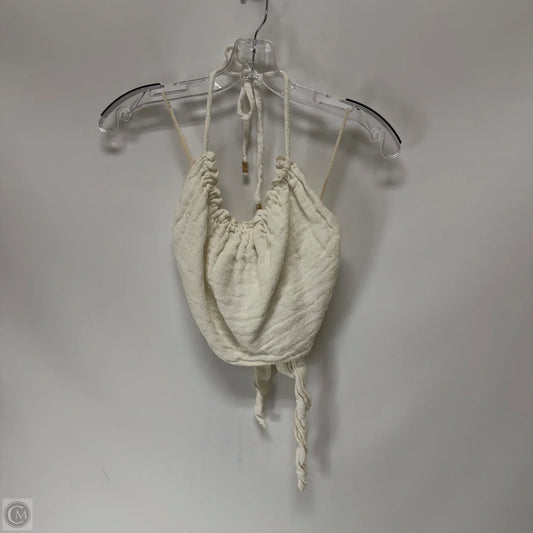 Top Sleeveless By Free People In Ivory, Size: M