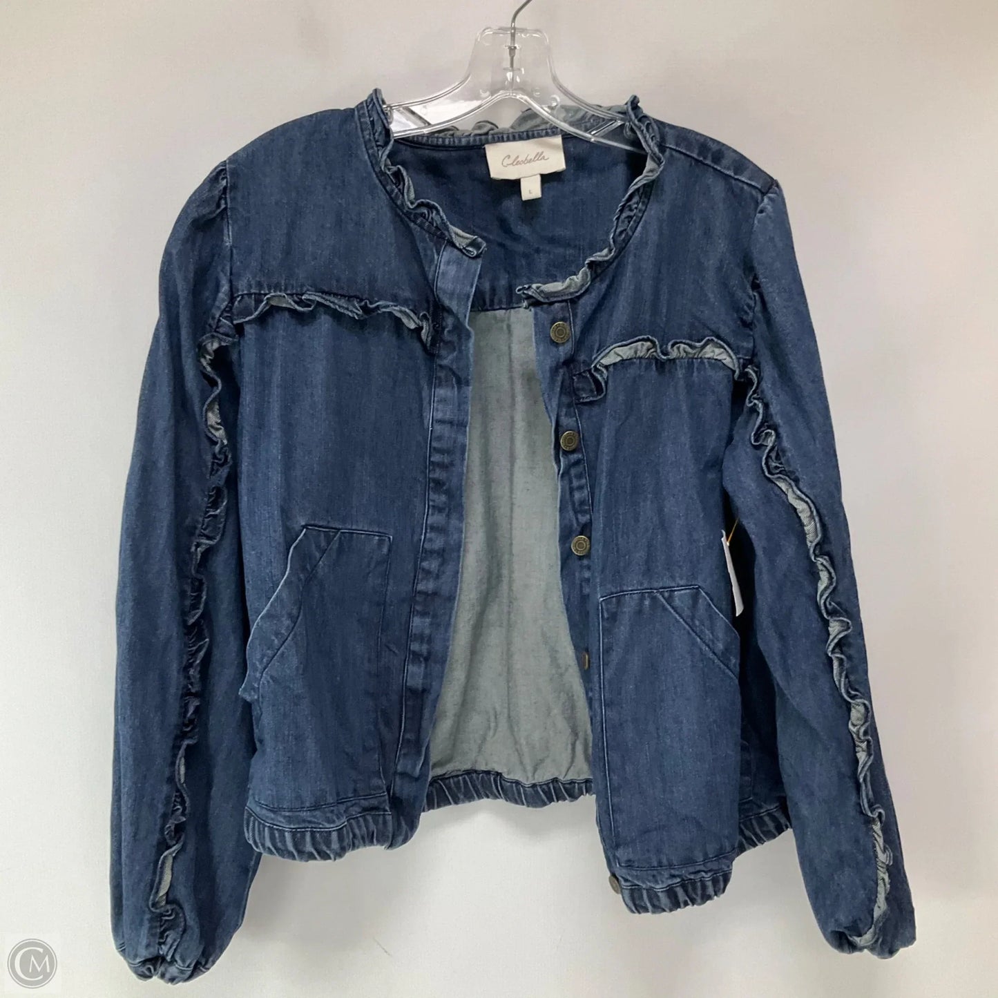 Jacket Denim By Cleobella In Blue Denim, Size: L