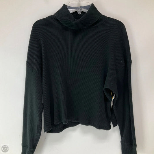 Top Long Sleeve By Abercrombie And Fitch In Black, Size: M