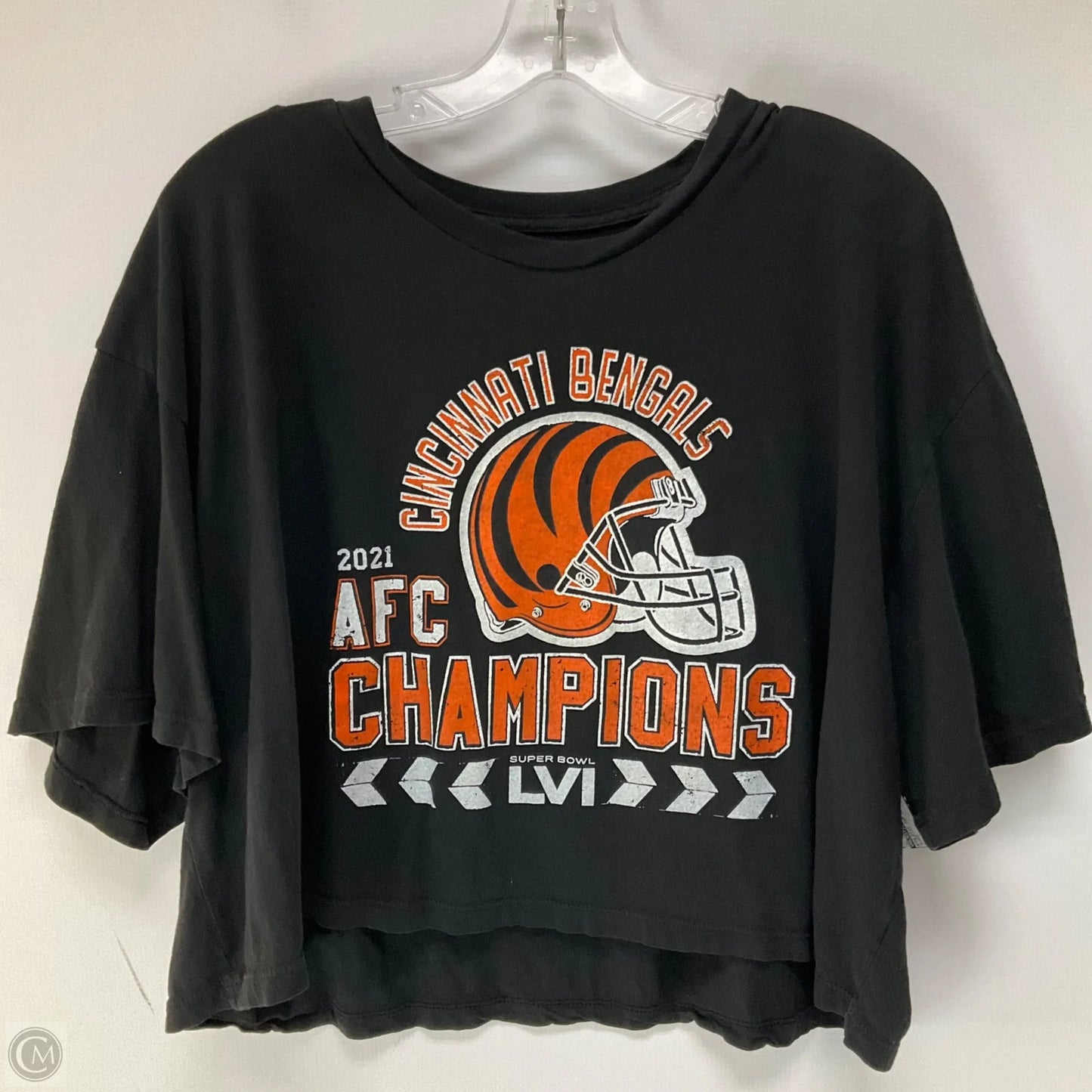 Athletic Top Short Sleeve By Majestic In Black, Size: S