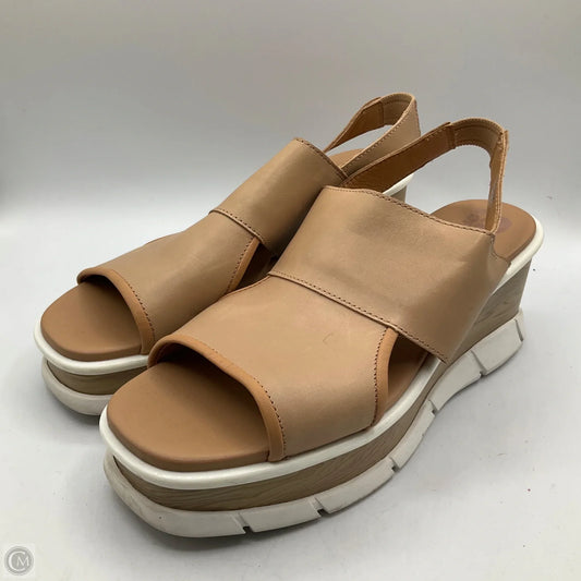 Sandals Heels Platform By Sorel In Tan, Size: 10