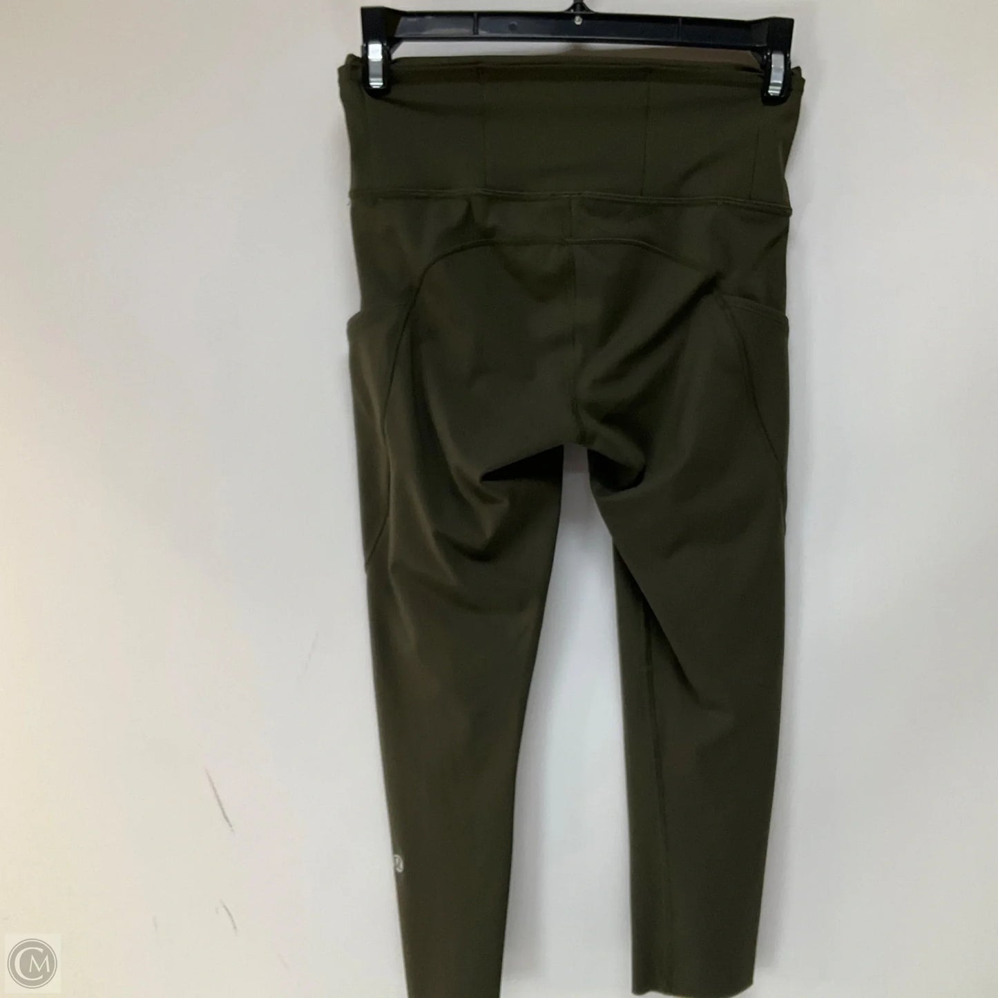 Athletic Leggings Capris By Lululemon In Green, Size: 4