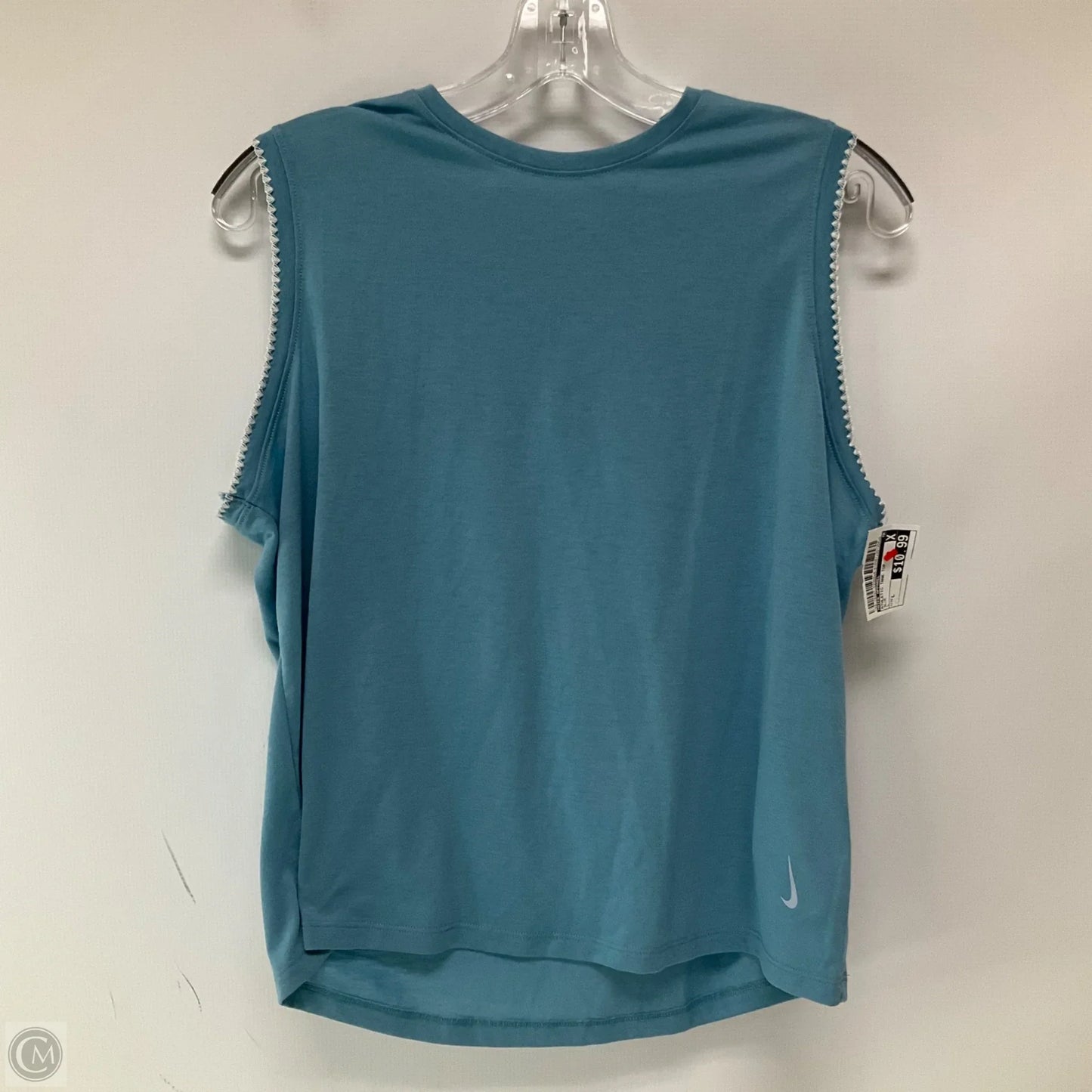 Athletic Tank Top By Nike Apparel In Blue, Size: L