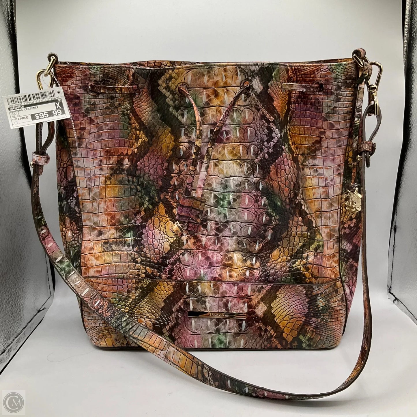 Handbag Designer By Brahmin, Size: Large