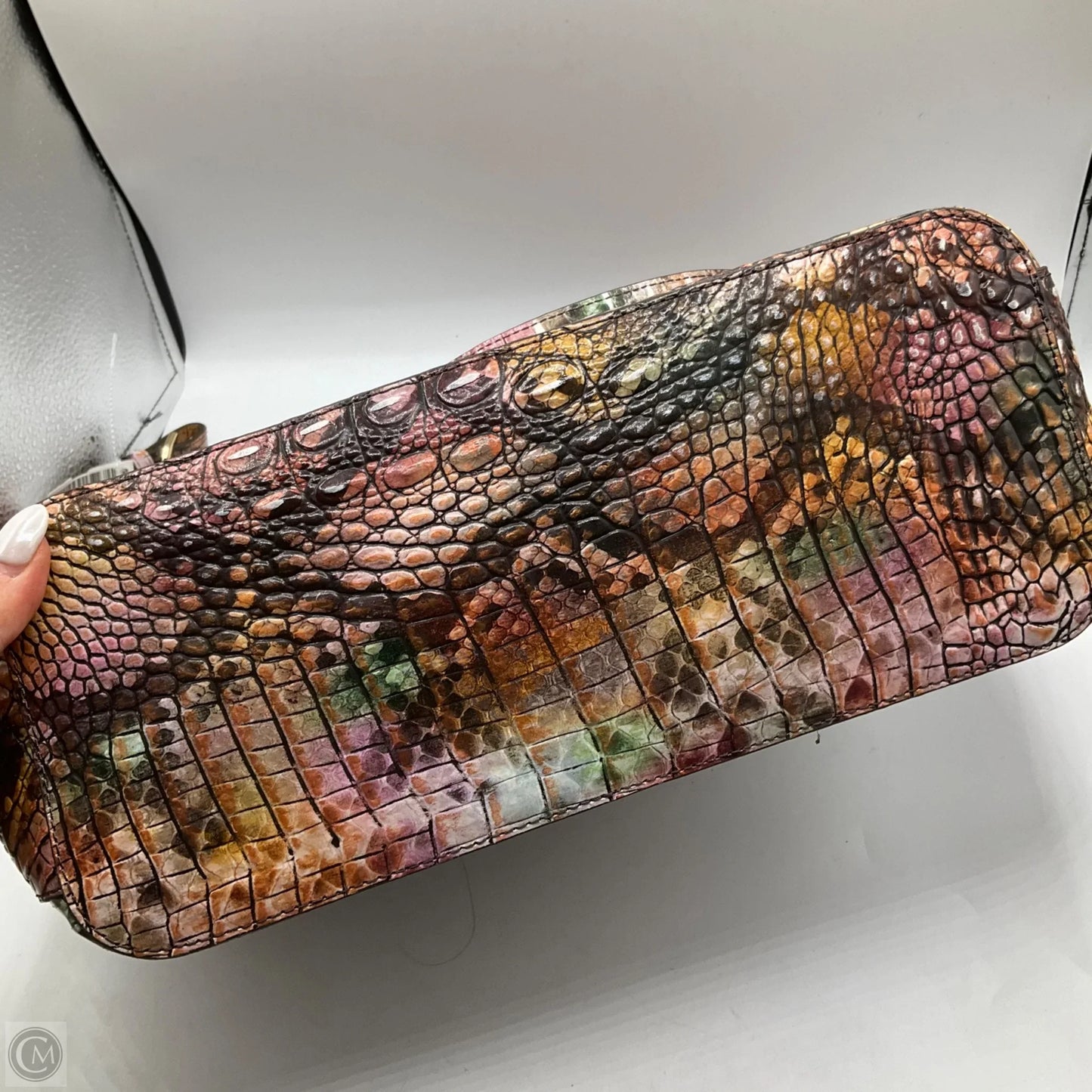 Handbag Designer By Brahmin, Size: Large