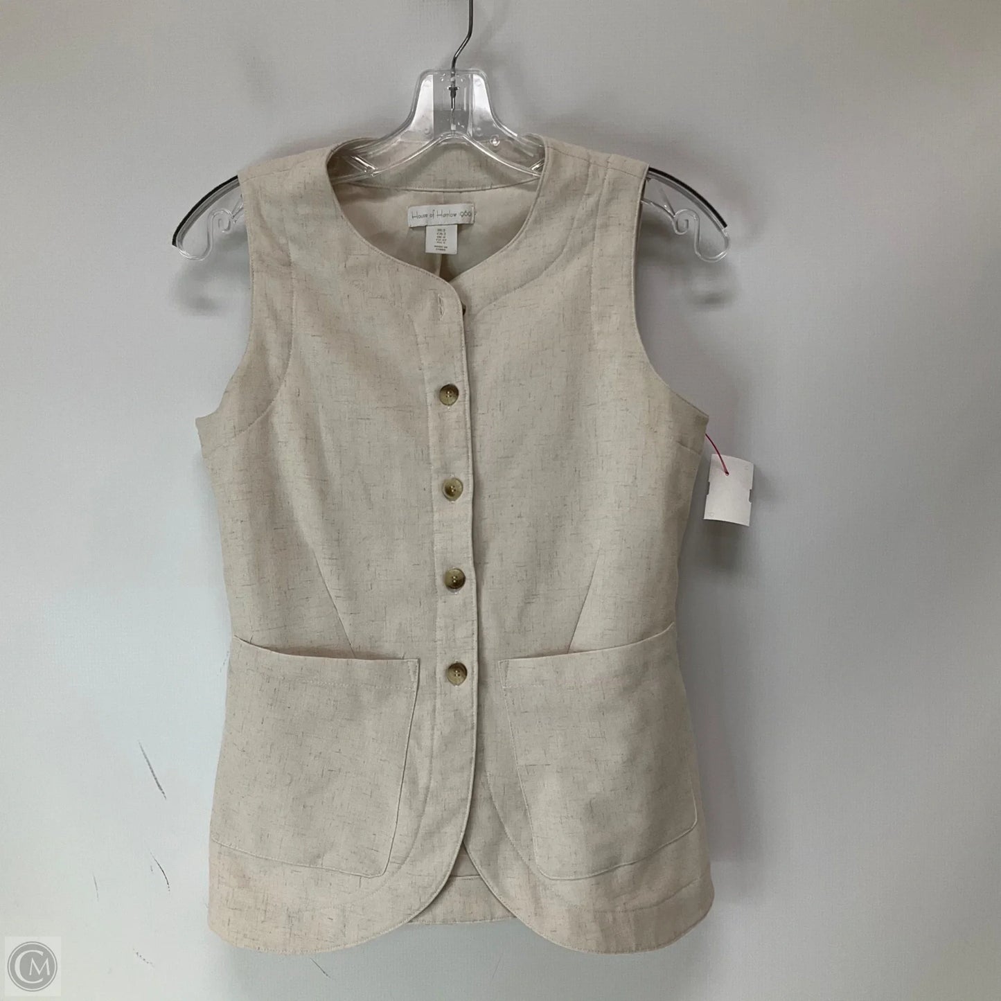 Vest Other By House Of Harlow In Cream, Size: Xs