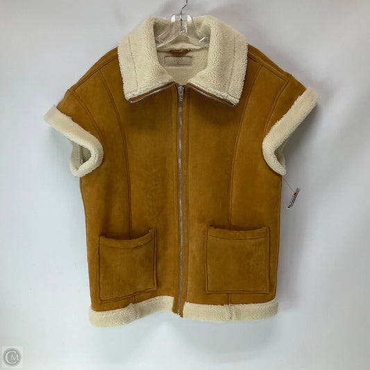Vest Faux Fur & Sherpa By Blanknyc In Brown, Size: S