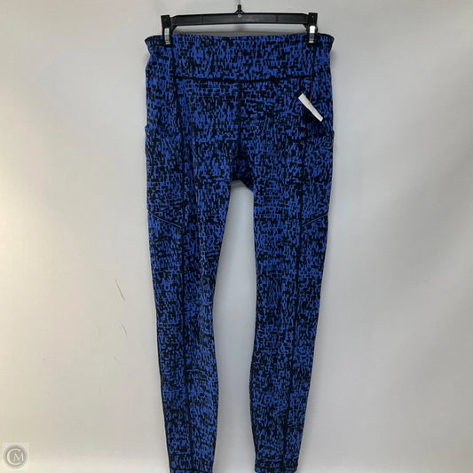 Athletic Leggings By Lululemon In Multi-colored, Size: 8