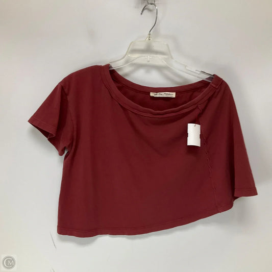 Top Short Sleeve Basic By We The Free In Red, Size: Xs