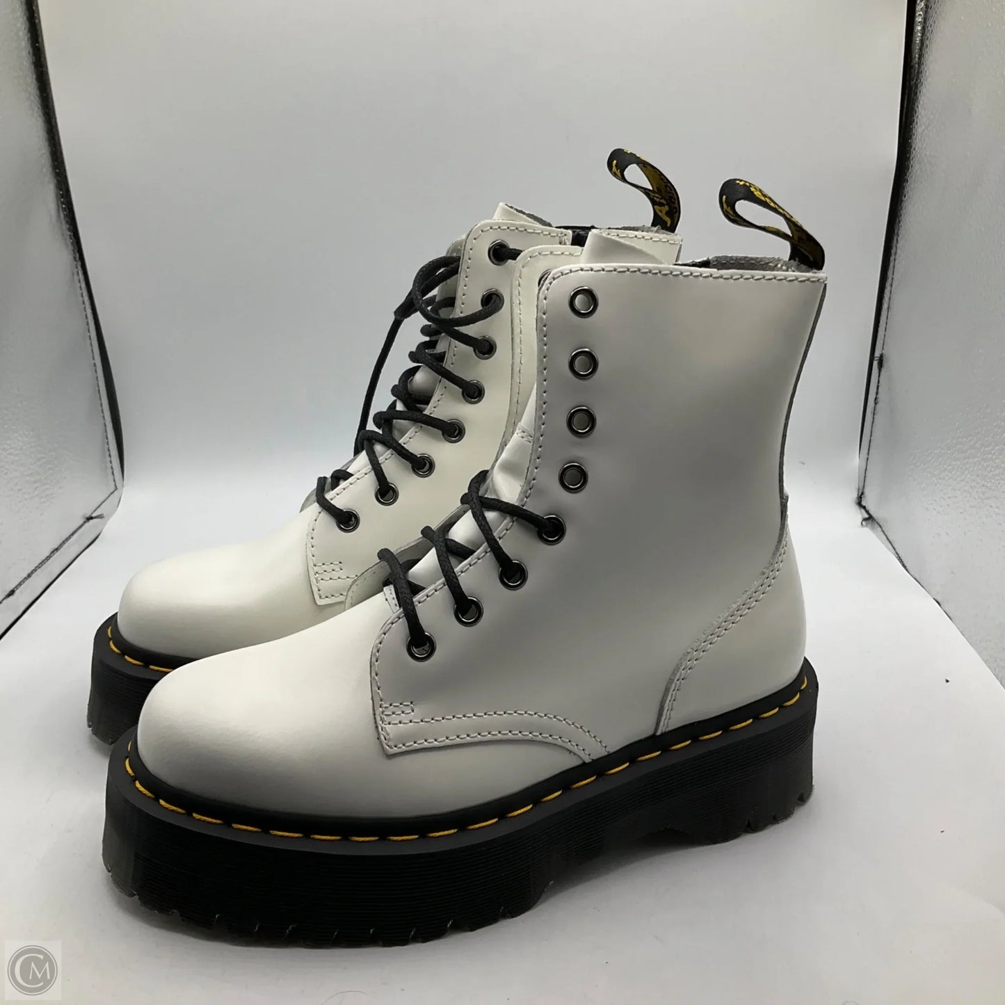 Boots Combat By Dr Martens In White, Size: 7