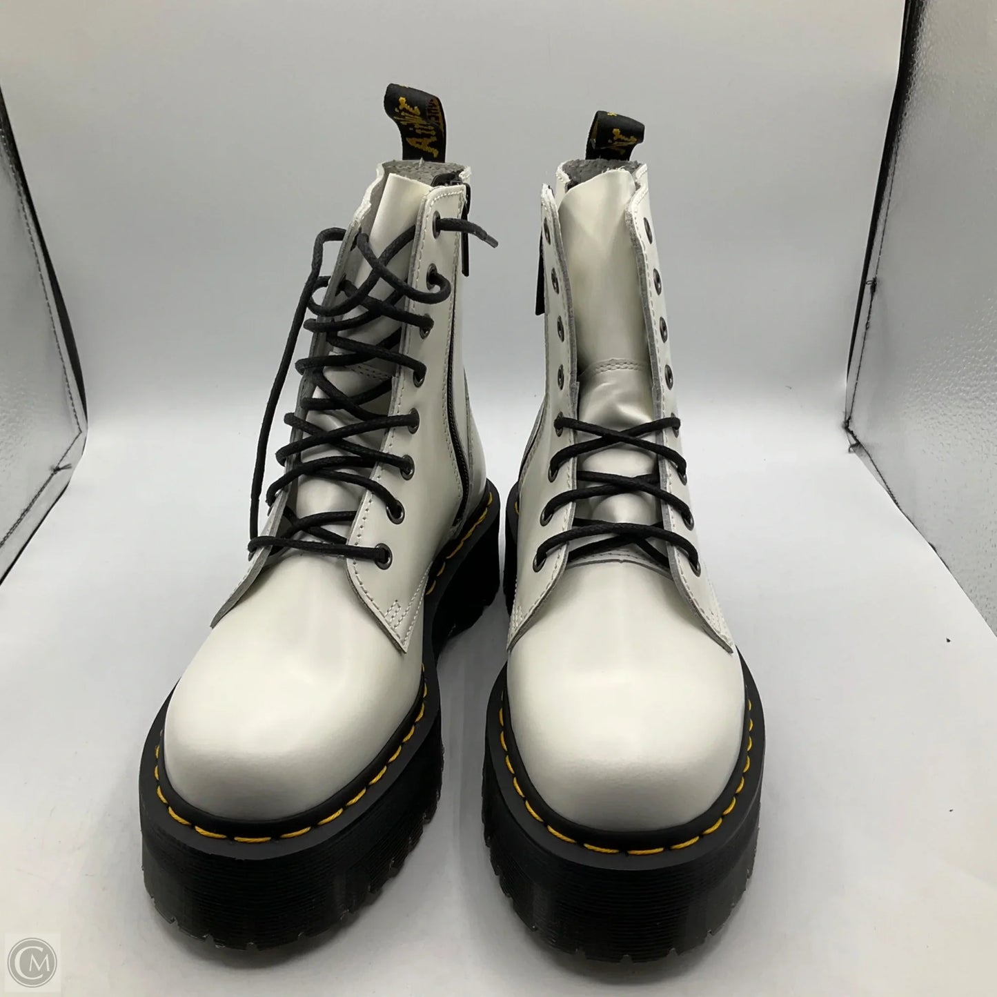 Boots Combat By Dr Martens In White, Size: 7
