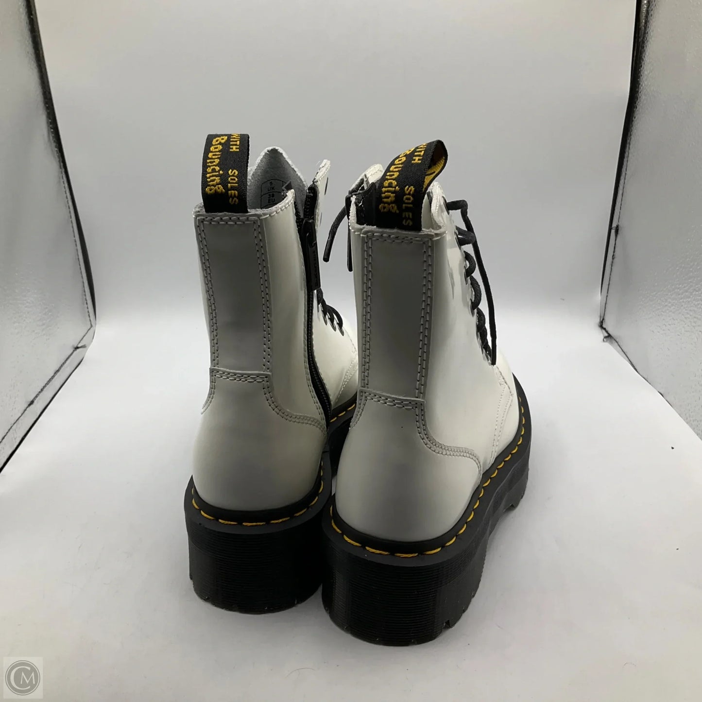 Boots Combat By Dr Martens In White, Size: 7