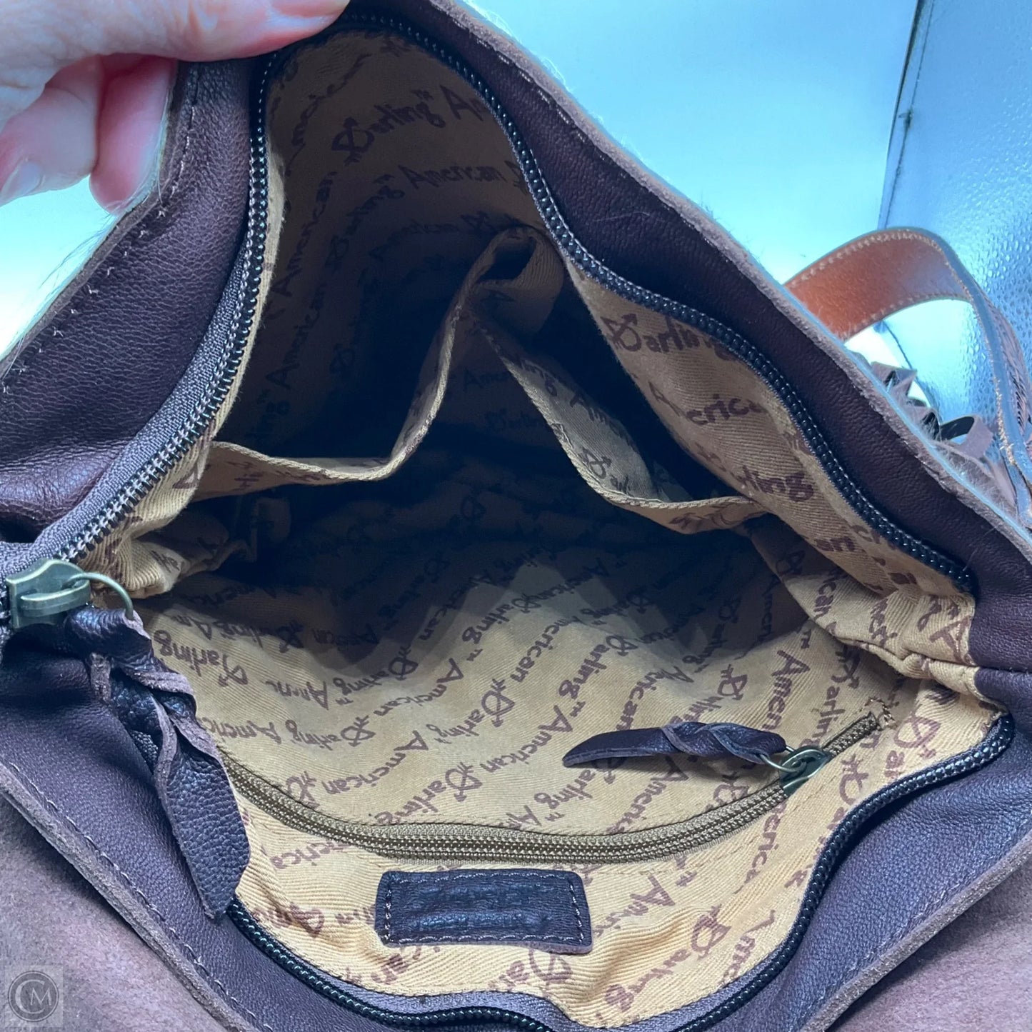 Crossbody Leather By Cmb, Size: Large