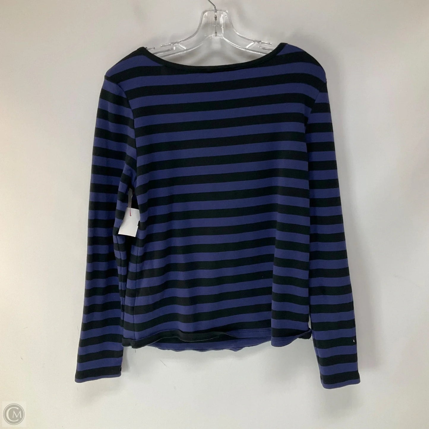 Top Long Sleeve Basic By Maeve In Striped Pattern, Size: Xl
