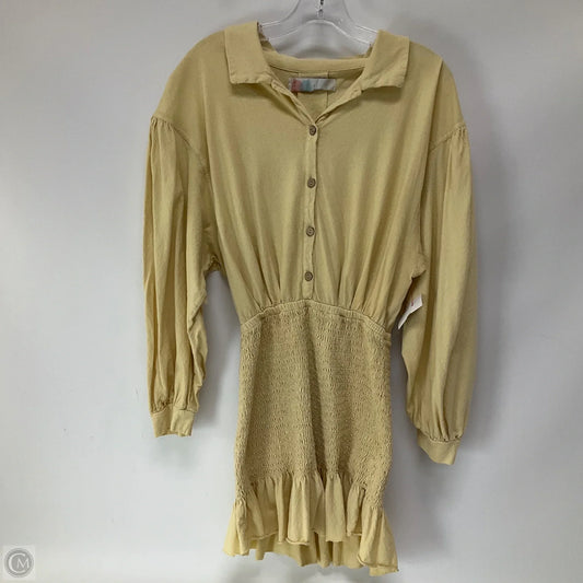 Dress Casual Short By Free People In Yellow, Size: S