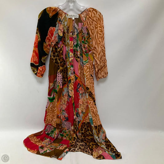 Dress Casual Midi By Cmc In Multi-colored, Size: S