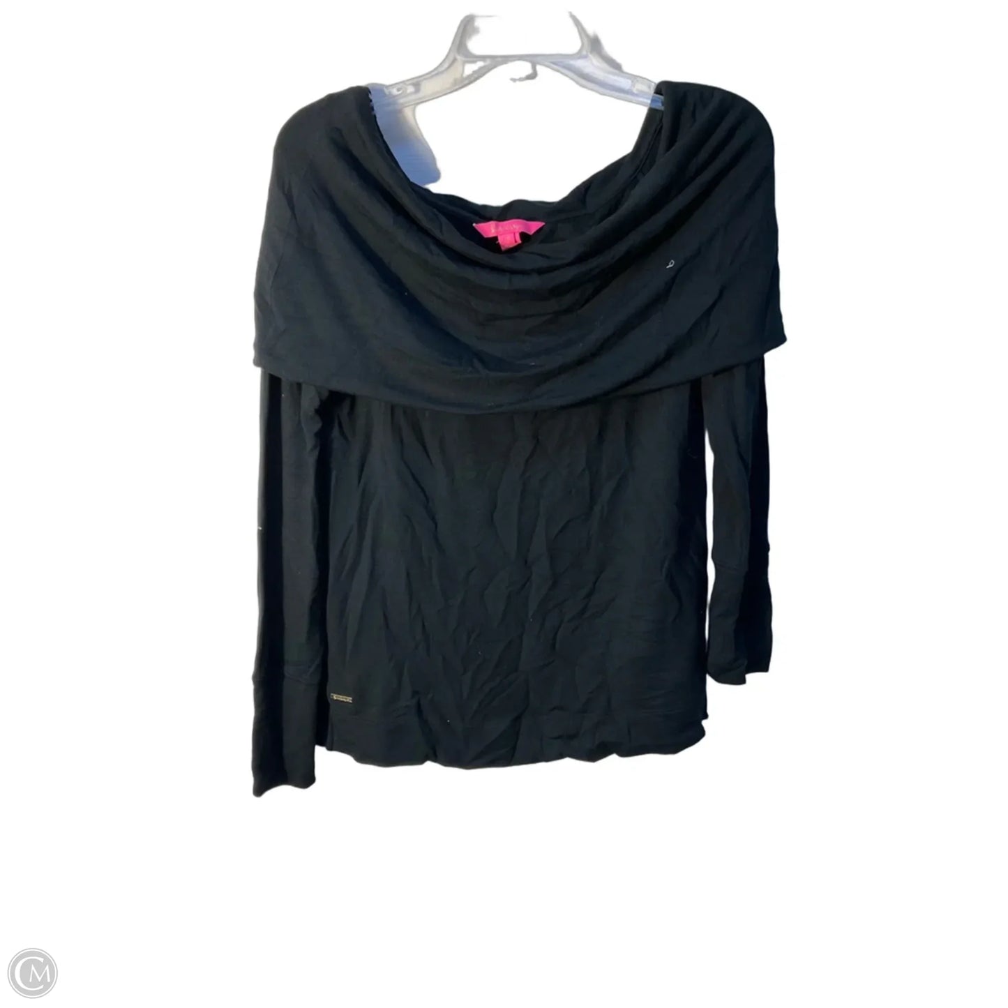 Top Long Sleeve Designer By Lilly Pulitzer In Black, Size: S