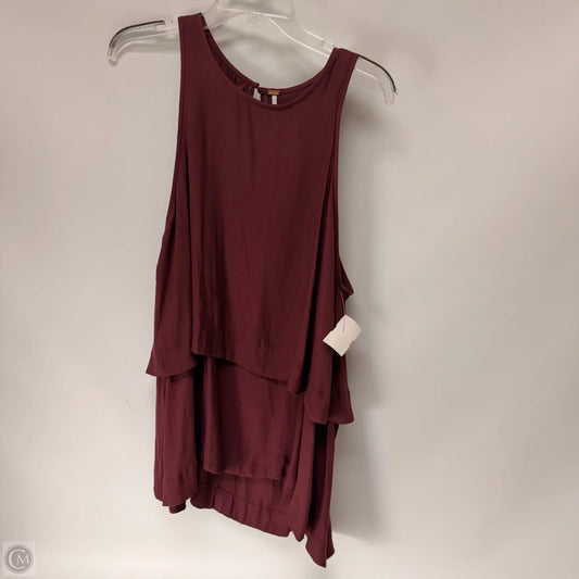 Top Sleeveless By Free People In Purple, Size: M