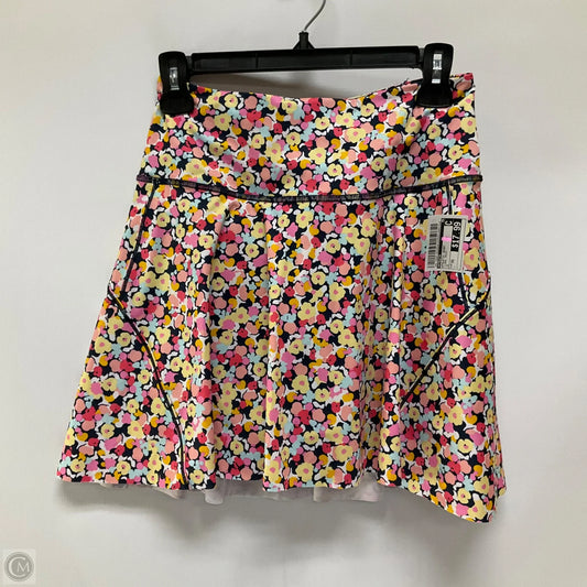 Athletic Skort By Athleta In Floral Print, Size: Xs