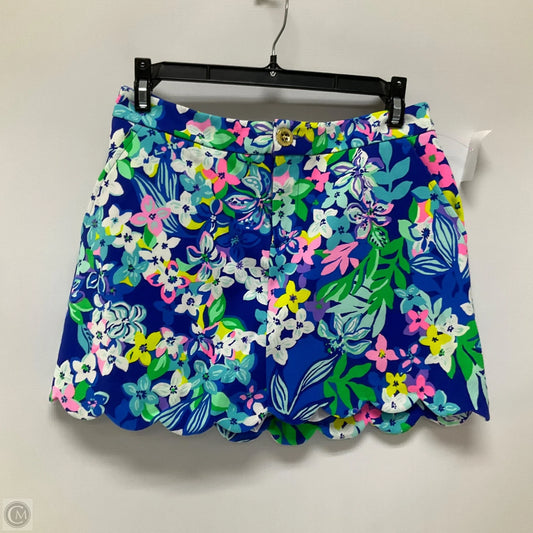 Skort Designer By Lilly Pulitzer In Floral Print, Size: 0