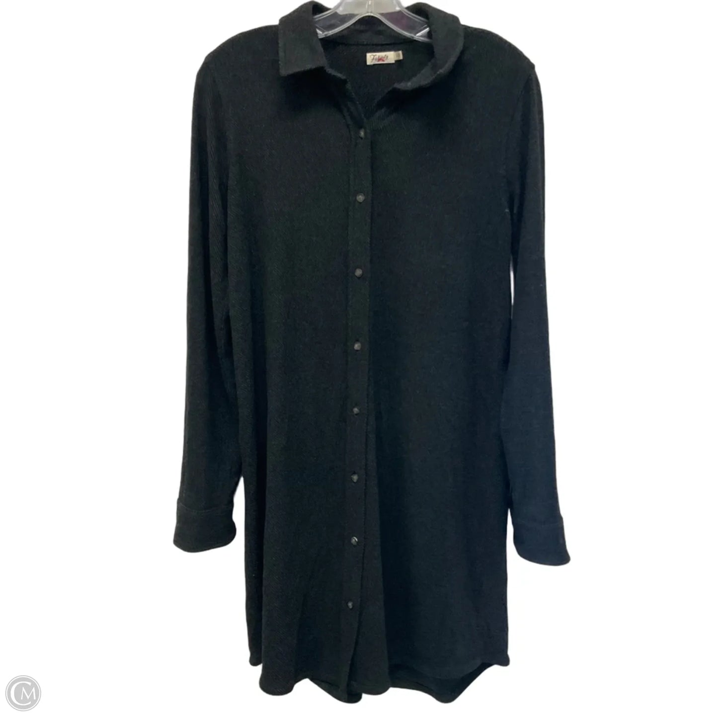 Dress Casual Midi By Faherty In Grey, Size: S