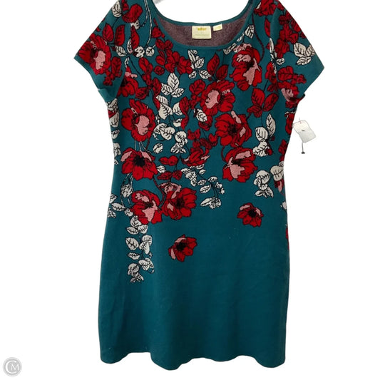 Dress Sweater By Maeve In Floral Print, Size: Xl