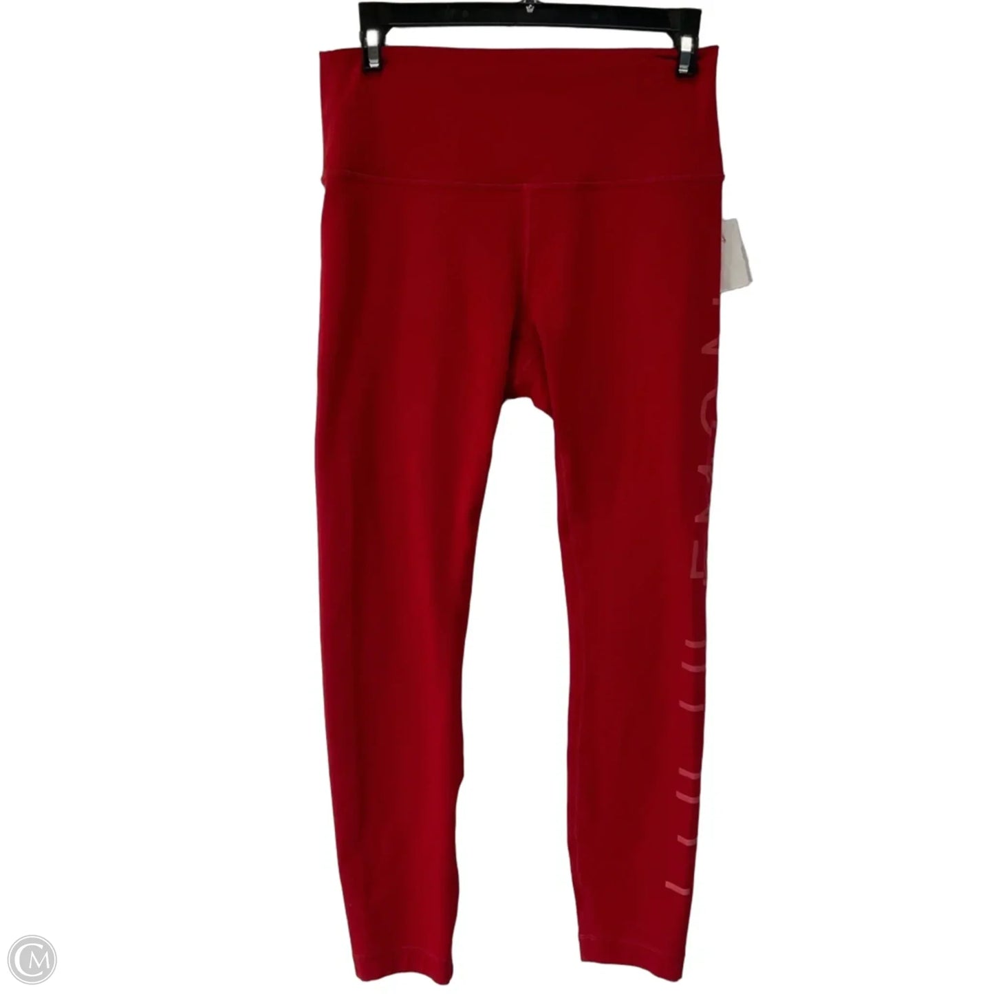 Athletic Leggings Capris By Lululemon In Red, Size: 8