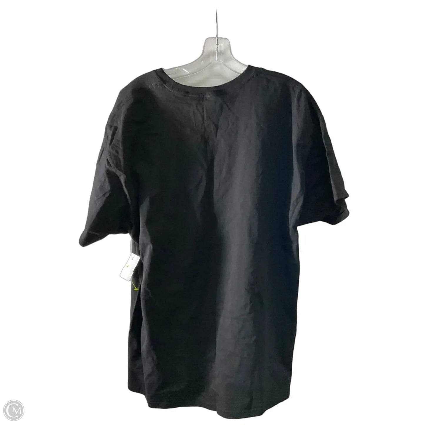 Athletic Top Short Sleeve By Hanes In Black, Size: Xl